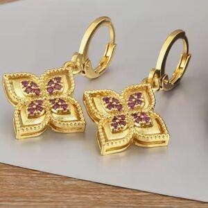 New 🎁 Yellow Gold Hoop Earrings